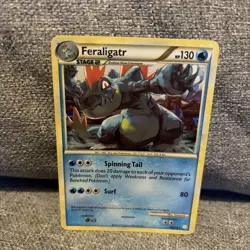 Feraligatr Heartgold Soulsilver 20/123 Holo Rare Pokemon TCG - Image 1