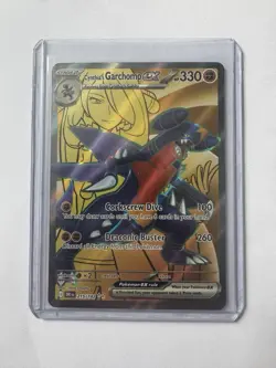 Pokemon Destined Rivals Cynthia's Garchomp EX 215/182 NM - Image 1