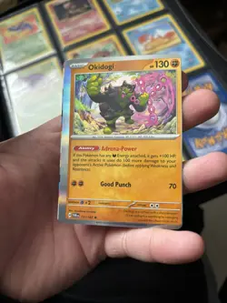 Okidogi 111/167 Holo Rare Twilight Masquerade Pokemon MISCUT ERROR MISPRINT 🔥 - Image 1