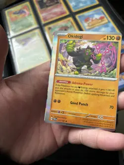 Okidogi 111/167 Holo Rare Twilight Masquerade Pokemon MISCUT ERROR MISPRINT 🔥 - Image 2