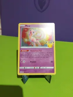 Pokemon TCG Celebrations Mew Holo Card 011/025 25th Anniversary Edition - Image 2