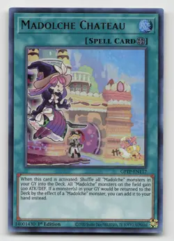 Yugioh Madolche Chateau Ultra Rare GFTP-EN117 NM - Image 1
