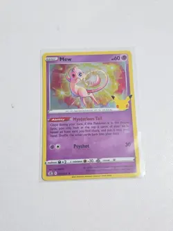 Pokemon TCG Mew Celebrations Holo Card 011/025 Rare - Image 1