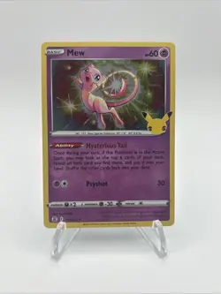 Pokemon TCG Mew Celebrations 011/025 Holo Rare NM - Image 1