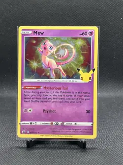 Pokemon TCG Mew Celebrations 011/025 Holo Holo Rare - Image 1