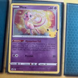 Pokemon TCG Mew Celebrations Holo Rare Card 011/025 Near Mint/Mint Condition - Image 1