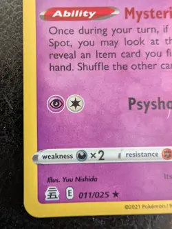 Pokemon Mew TCG Holo Rare Card Celebrations 011/025 25th Anniversary Pack - Image 5