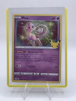 Pokemon TCG Mew Celebrations 011/025 Holo Holo Rare - Image 1