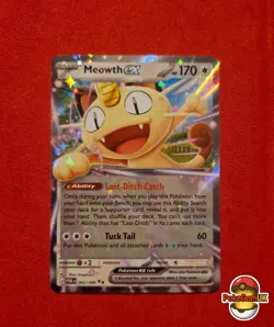 Meowth EX 062/088 Perfect Order Double Rare Holo Card Pokemon TCG - Image 1