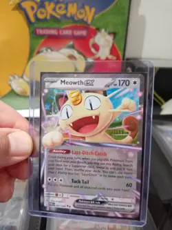 Meowth Ex 062/088 Double Rare Perfect Order Pokemon Holo Near Mint - Image 1