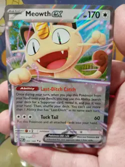 Meowth Ex 062/088 Double Rare Perfect Order Pokemon Holo Near Mint - Image 2