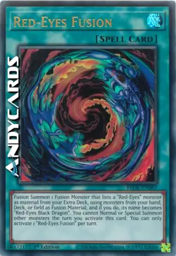 RED-EYES FUSION • (Fusione Occhi Rossi ) • Ultra R • BROL EN067 • 1Ed • Yugioh! - Image 1