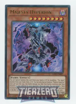 Yugioh Majesty Hyperion GFP2-EN007 Ultra Rare 1st Edition Near Mint - Image 1
