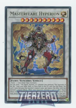 Yugioh Masterflare Hyperion GFP2-EN010 Ultra Rare 1st Edition Near Mint - Image 1