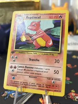 Pokemon 1st Edition Charmeleon French 24/102 MINT Base Set Super Clean Card READ - Image 2