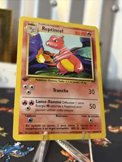 Pokemon 1st Edition Charmeleon French 24/102 MINT Base Set Super Clean Card READ - Image 3