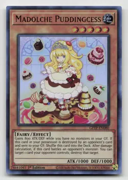 Yugioh Madolche Puddingcess Ultra Rare GFTP-EN080 NM - Image 1