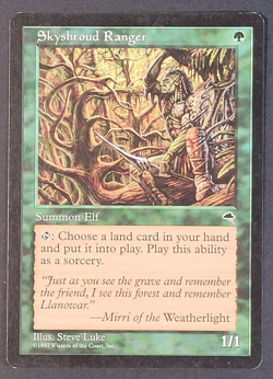 MTG Card - 1x Skyshroud Ranger, Tempest - NM/LP - Vintage - Magic The Gathering - Image 1