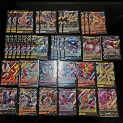 36 Ultra Rare V Pokemon Cards Lot Crown Zenith Lost Origin Rayquaza Look! - Image 1