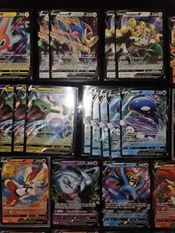 36 Ultra Rare V Pokemon Cards Lot Crown Zenith Lost Origin Rayquaza Look! - Image 5