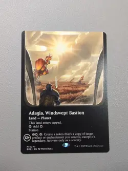 Adagia, Windswept Bastion (Borderless) Edge of Eternities NM!!! - Image 1