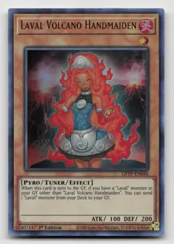 Yugioh Laval Volcano Handmaiden Ultra Rare GFTP-EN046 NM - Image 1