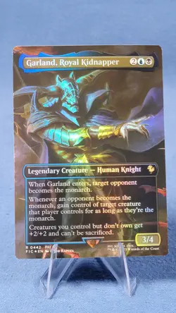Garland, Royal Kidnapper - Foil - Borderless x1 - Commander: FINAL FANTASY - NM - Image 1