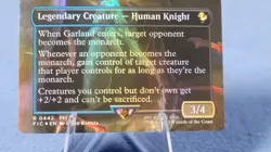 Garland, Royal Kidnapper - Foil - Borderless x1 - Commander: FINAL FANTASY - NM - Image 3