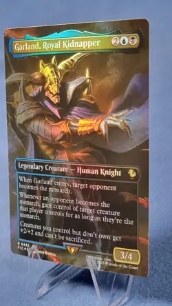 Garland, Royal Kidnapper - Foil - Borderless x1 - Commander: FINAL FANTASY - NM - Image 4