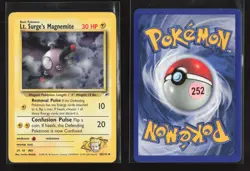 Lt. Surge's Magnemite 50/132 Uncommon Gym Heroes Pokemon LP - Image 1