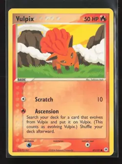 Vulpix 81/101 Common Hidden Legends Pokemon NM - Image 2