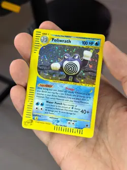 Poliwrath 24/165 Expedition Base Pokemon Card Rare Holo - Image 1