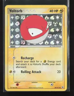Voltorb 80/101 Reverse Holo Common Hidden Legends Pokemon - Image 2