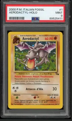 Pokemon Italian Fossil PSA 9 Bundle - Image 4