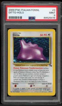 Pokemon Italian Fossil PSA 9 Bundle - Image 5