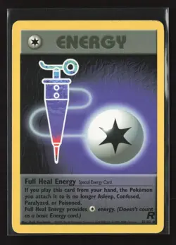 Full Heal Energy 81/82 Uncommon Team Rocket Pokemon LP - Image 2