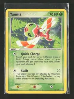 Yanma 28/109 Rare Team Rocket Returns Pokemon NM - Image 2