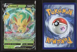 Leafeon V 007/203 Rare V Evolving Skies Pokemon NM - Image 1