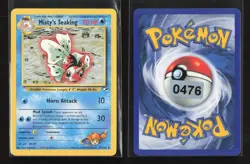 Misty's Seaking 55/132 Uncommon Gym Heroes Pokemon NM - Image 1