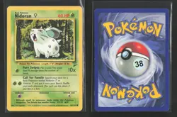 Nidoran F 82/130 Common Base Set 2 Pokemon HP - Image 1