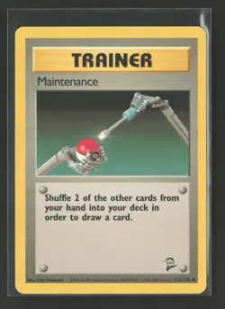 Maintenance 112/130 Uncommon Base Set 2 Pokemon HP - Image 2