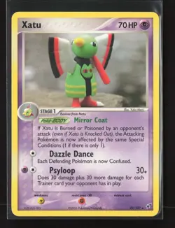 Xatu 29/107 Rare Deoxys Pokemon NM - Image 2