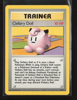 Clefairy Doll 70/102 Rare Base Set 1999-2000 (4th Edition) Pokemon NM - Image 2