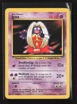 Jynx 31/102 Uncommon Base Set Pokemon NM - Image 2
