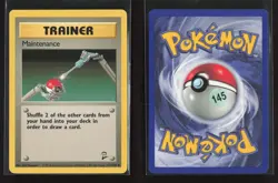 Maintenance 112/130 Uncommon Base Set 2 Pokemon NM - Image 1