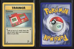 Pokedex 115/130 Uncommon Base Set 2 Pokemon NM - Image 1