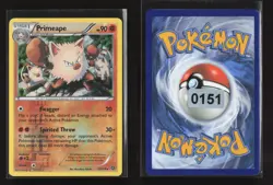Primeape 53/114 Reverse Holo Rare Steam Siege Pokemon NM - Image 1
