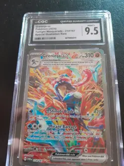 GRENINJA EX POKEMON 2024 TWILIGHT MASQUERADE - 214/167 SPECIAL ILLUSTRATIOM RARE - Image 1