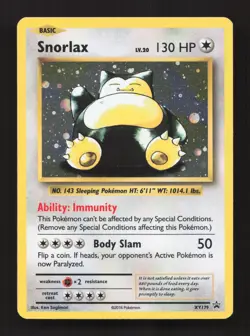 Snorlax - XY179 XY179 Holo Promo XY Promo Pokemon LP-MP - Image 1