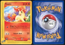 Ponyta 126/165 Common Expedition Base Set Pokemon NM - Image 1